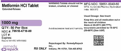 Mm1 (Metformin HCl 1000mg 70518 4710 00)